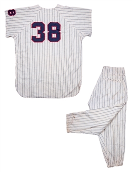 1961 Don Larsen Game Used Kansas City Athletics Home Uniform: Jersey & Pants